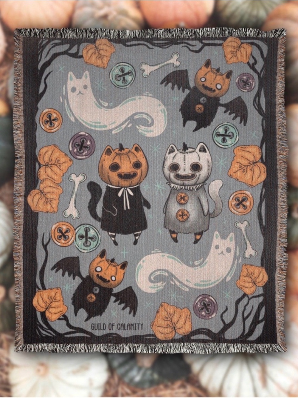 Halloween Woven Blanket